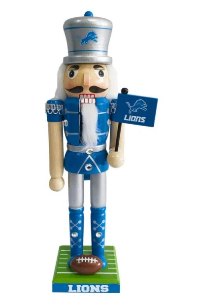 Masterpieces Detroit Lions Collectible Nutcracker In Multi