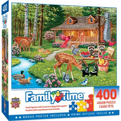 Masterpieces Family Time Creekside Gathering Puzzle 400 Piece