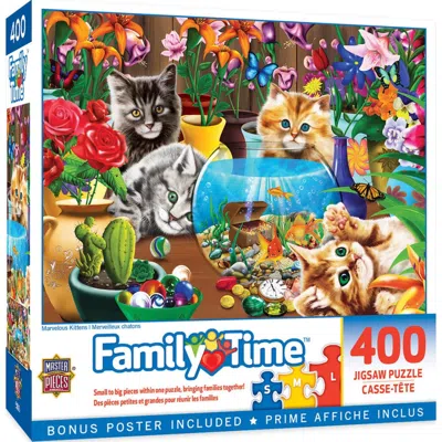 Masterpieces Family Time Marvelous Kittens Puzzle 400 Piece