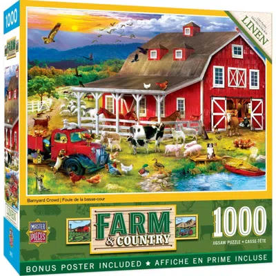 Masterpieces Farm & Country Baryyard Crowd Puzzle 1000 Piece