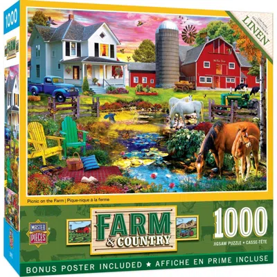 Masterpieces Farm & Country Picnic On The Farm Puzzle 1000 Piece