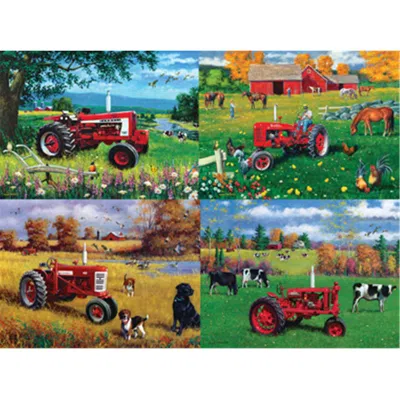 Masterpieces Farmall 4-pack Puzzle - 500 Piece