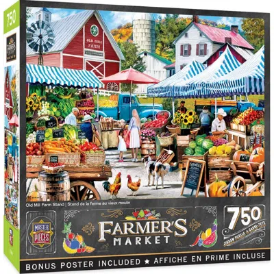 Masterpieces Farmers Market Old Mill Farm Stand Puzzle 750 Piece