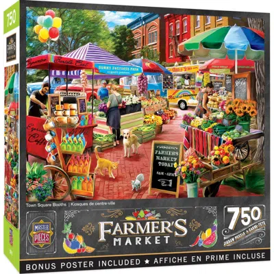 Masterpieces Farmers Market Town Square Booths Puzzle 750 Piece