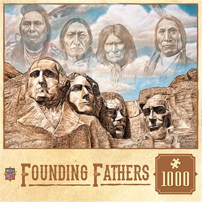Masterpieces Founding Fathers Tribal Spirit Puzzle