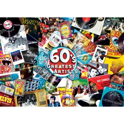 Masterpieces Greatest Hits 60s Puzzle 1000 Piece