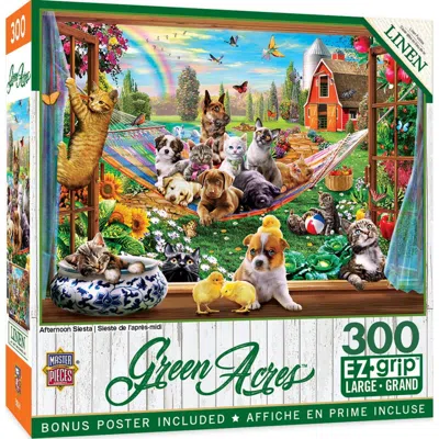 Masterpieces Green Acres Afternoon Siesta Ezgrip Puzzle 300 Piece