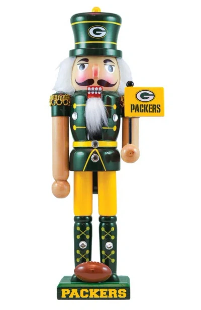 Masterpieces Green Bay Packers Collectible Nutcracker In Multi