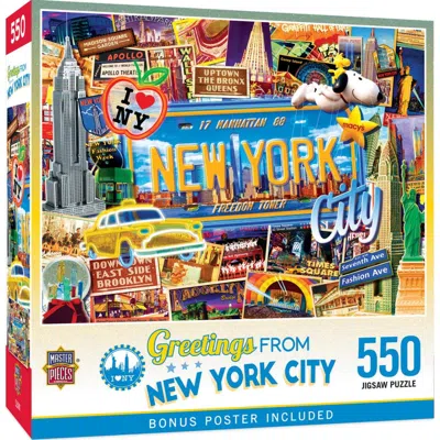 Masterpieces Greetings From New York Puzzle 550 Piece
