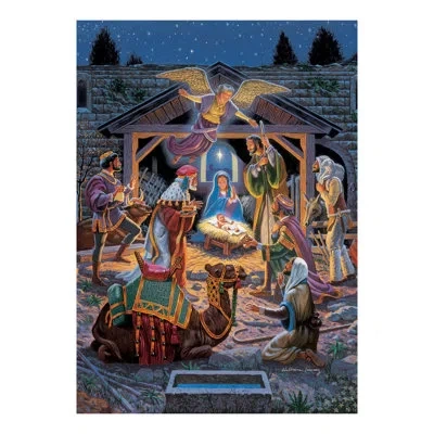 Masterpieces Holiday Glitter Puzzle - Holy Night