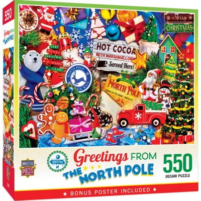 Masterpieces Holiday Greetings From The North Pole Puzzle 500 Piece