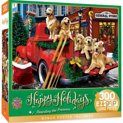Masterpieces Holiday Guarding The Presents Ezgrip Puzzle 300 Piece