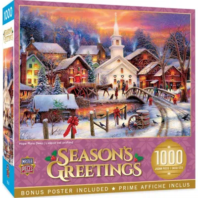 Masterpieces Holiday Hope Runs Deep Puzzle 1000 Piece