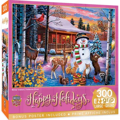 Masterpieces Holiday Winter Visitors Ezgrip Puzzle 300 Piece