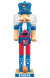 Masterpieces Kansas Jayhawks Collectible Nutcracker In Multi