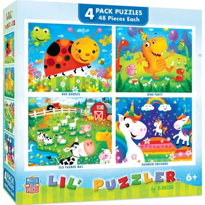Masterpieces Lil Puzzler Puzzles 48 Piece - Pack Of 4