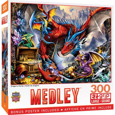 Masterpieces Medley Dragons Horde Ezgrip Puzzle 300 Piece