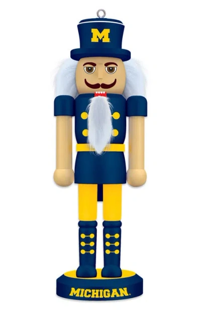 Masterpieces Michigan Wolverines Keepsake Nutcracker In Multi