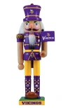 Masterpieces Minnesota Vikings Collectible Nutcracker In Multi