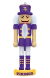 Masterpieces Minnesota Vikings Keepsake Nutcracker In Multi