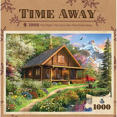 Masterpieces Mountain Retreat Time Away Puzzle, 1000 Pieces