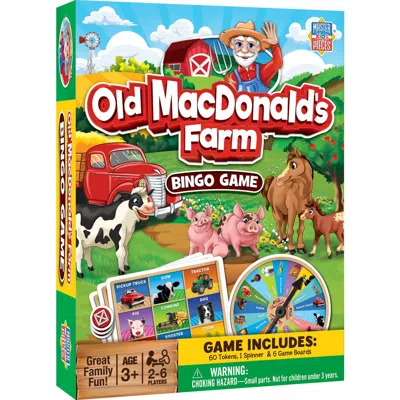 Masterpieces Old Macdonald's Farm Bingo Game In Multi