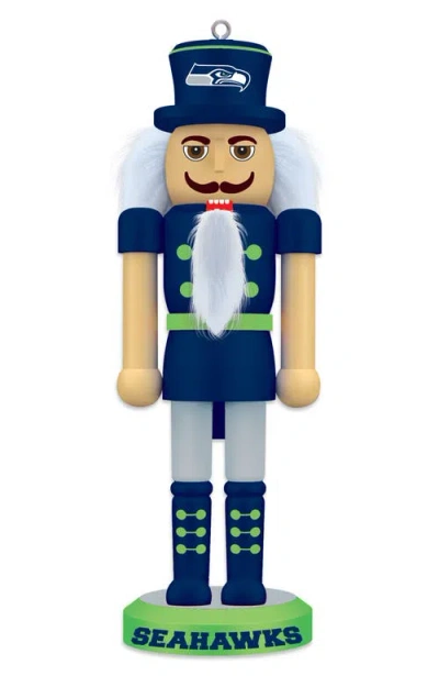Masterpieces Seattle Seahawks Keepsake Nutcracker In Multi