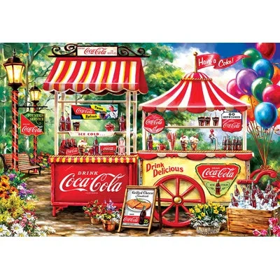 Masterpieces Signature Collection Coca-cola Stand 2000 Piece Jigsaw Puzzle