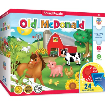 Masterpieces Sing-a-long Old Mcdonald Sound Puzzle 24 Piece