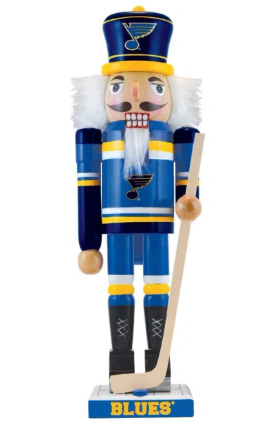 Masterpieces St. Louis Blues Collectible Nutcracker In Multi