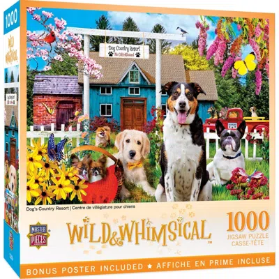 Masterpieces Wild & Whimsical Dogs Country Resort Puzzle 1000 Piece