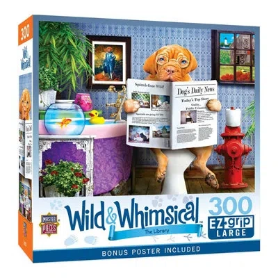 Masterpieces Wild & Whimsical The Library 300 Piece Ez Grip Jigsaw Puzzle