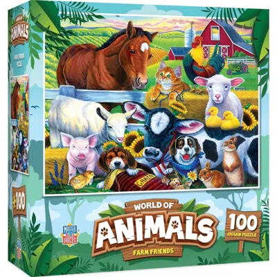 Masterpieces World Of Animals Farm Friends Puzzle 100 Piece