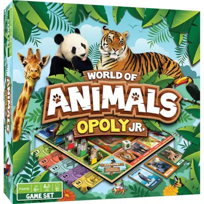 Masterpieces World Of Animals Opoly Jr Board Game