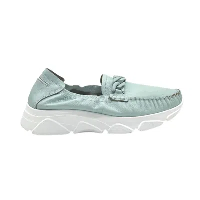 Mastic Soul Women's Nifona Leather Loafer In Sky Blue In Multi