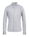 Mastricamiciai Man Shirt Grey Size 15 Cotton In Grey