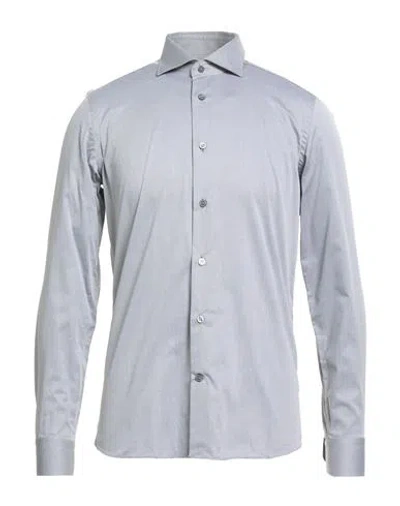 Mastricamiciai Man Shirt Grey Size 17 ½ Cotton