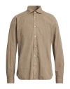 Mastricamiciai Man Shirt Light Green Size 17 Cotton