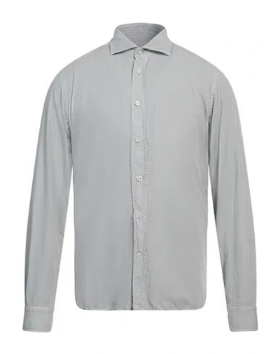 Mastricamiciai Man Shirt Light Grey Size 15 ½ Cotton
