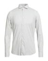 Mastricamiciai Man Shirt Light Grey Size 15 ¾ Cotton In Gray