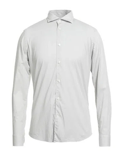 Mastricamiciai Man Shirt Light Grey Size 15 ¾ Cotton