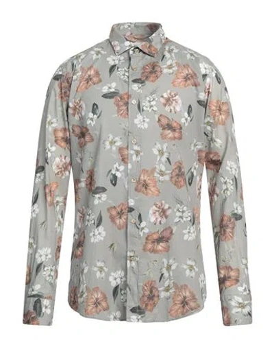 Mastricamiciai Man Shirt Sage Green Size 17 Cotton