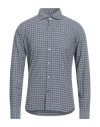 Mastricamiciai Man Shirt Slate Blue Size 17 ½ Cotton