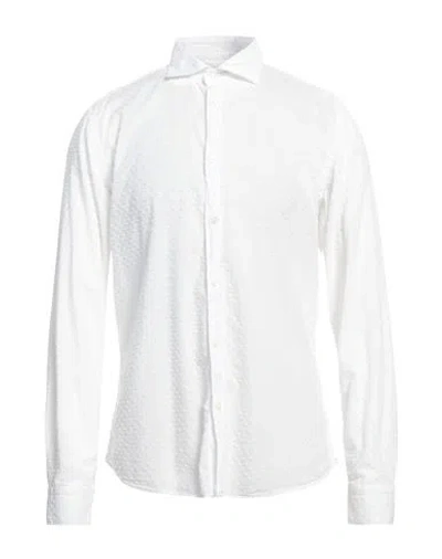 Mastricamiciai Man Shirt White Size 17 Cotton In White