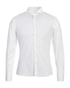 Mastricamiciai Man Shirt White Size 17 ½ Cotton, Elastane