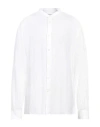 Mastricamiciai Man Shirt White Size 18 Linen