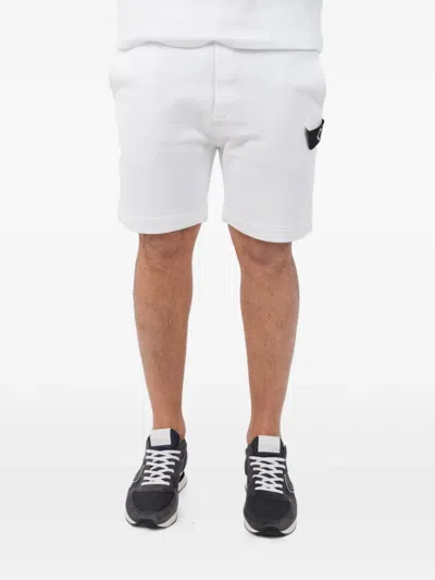 Ma.strum Logo-patch Shorts In White