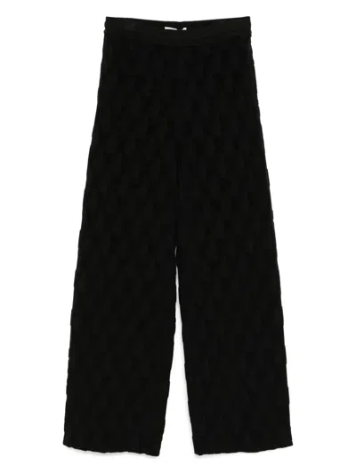 Masu Angel Pile Jacquard Sweat Pants