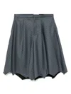 Masu Asymmetric Design Shorts