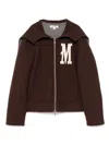 Masu Bat-collar Zip-up Jacket